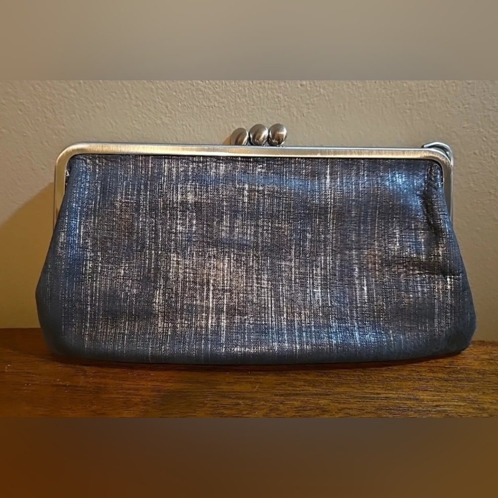 Hobo International Metallic Clutch Wallet